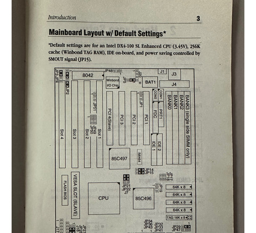 Manual Placa Mãe Soyo 486 4sa W2/w5 (Usado)