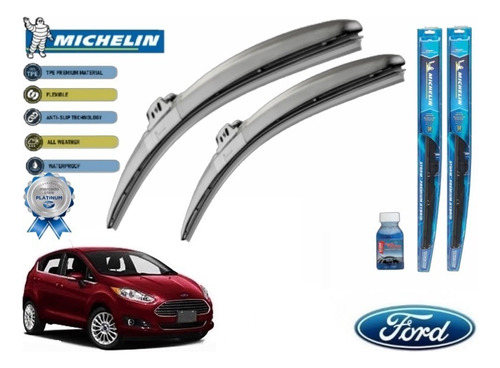 Par Plumas Limpiabrisas Ford Fiesta Hb 2014 A 2019 Michelin