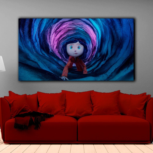 Pintura De Diamantes Coraline Y La Puerta Secreta 40x60cm