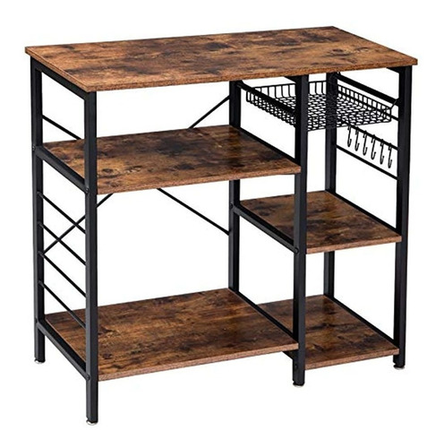 Ibuyke Industrial Kitchen Bakerr S Rack, Coffee Bar, Utility