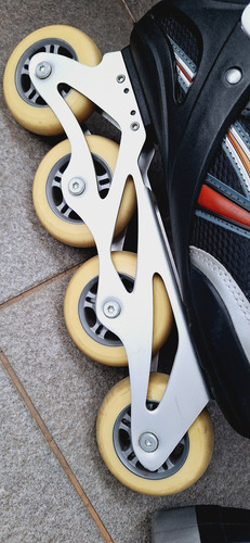 Rollers Patines Profesionales Canfly Cf-a004 Para Adultos 43 8.4 Cm Negro (Usado)