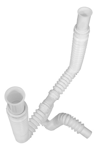 Fleximatic 2353 Desagüe Flexible Doble Trampa Ext 80 Cm Color Blanco