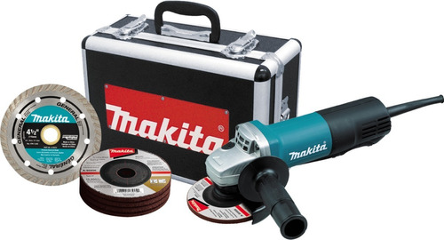 Pulidora 4.1/2'' 840w 11000rpm Makita 9557pbx1 + Obsequio Color Verde 110v