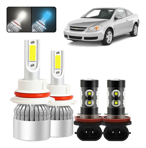 Kit De Focos Led 9007 H11 Para Chevrolet Cobalt 2005-2010