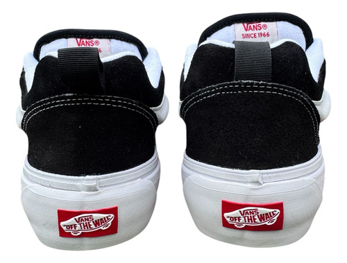 Vans Knu Skool Negro C/blanco Originales Importadas