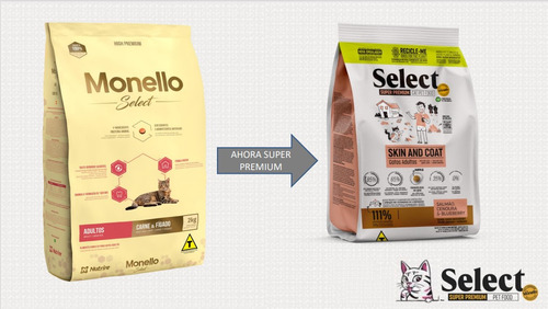 Monello Select Cat Piel Y Pelaje 7 Kg 