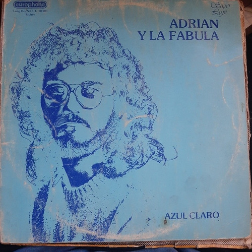 Vinilo Adrian Y La Fabula Azul Claro Rn2