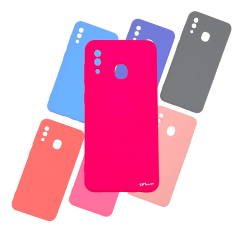 Funda De Silicona Para Samsung A20 A30 + Film Hidrogel