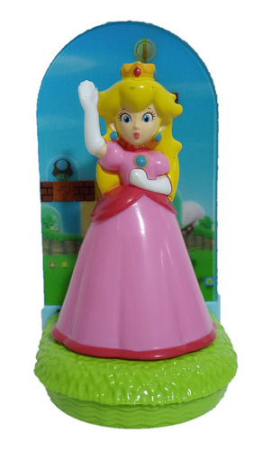 Figura Super Mario Bros Princesa Peach Scenary 9cm Nintendo