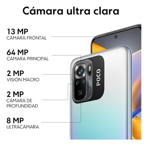 Xiaomi Poco M5s, Dual Sim 128 Gb 6 Gb Ram, 6.43'' Amoled 64 Mp 5000 Mah 33 W, Liberado Global, Reacondicionado Seminuevo, Con En Caja Original, Gris (Reacondicionado)