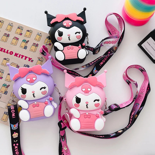 Cartera Kuromi Chibi Cute 