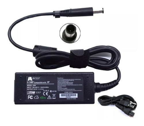 Cargador Premiun Jaltech Para Hp Punta Aguja 19.5v 2.31.a 