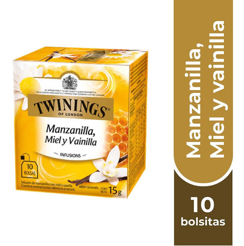 Twinings Té Manzanilla / Miel / Vainilla X 10 Bolsitas
