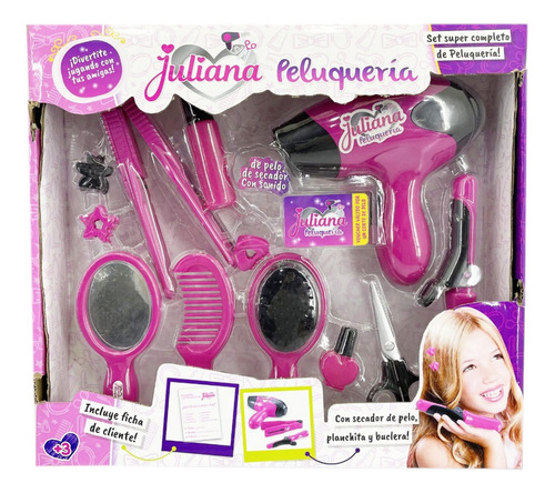 Juliana Set De Peluqueria Con Luz Y Sonido Ploppy 496028