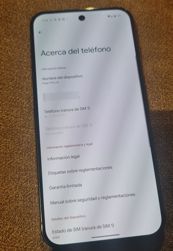 Vendo Smartphone Google Pixel 9 Pro Xl 16/256gb Gris Oscuro (Usado)