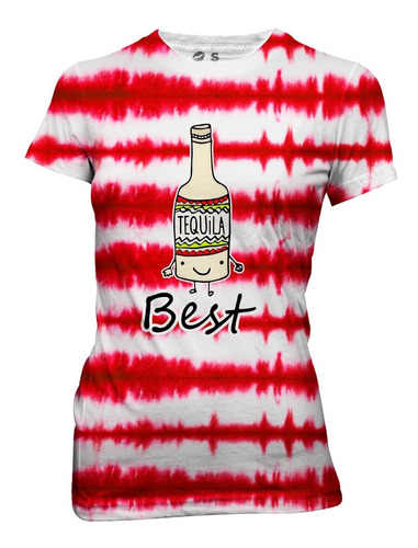 Playera Sublimada Full Print Best Friend Limon Tequila 2