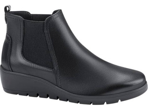 Bota Confort Piel Vacuno Suela Extra Ligera Flexi 4814 Negro