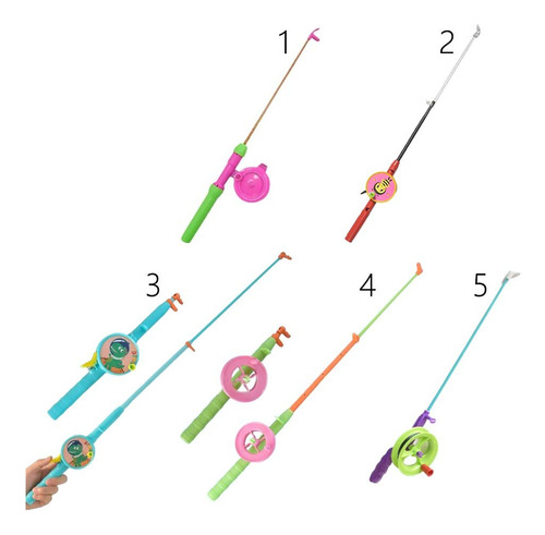 Cañas De Pescar Para Niños, Cometas, Cañas De Pescar Elástic