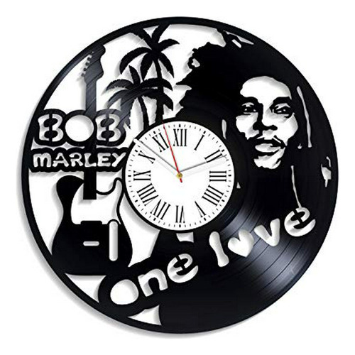 Reloj De Pared - Kovides Music Fan Clock Reggae Wall Art One