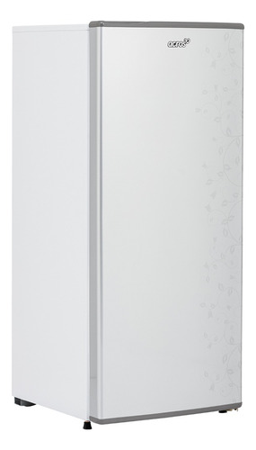 Refrigerador Acros AS7516F platino con decorado floral 196L 120V