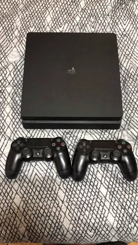 Console Ps4 Slim 1tb Console Playstation 4 + 2 Controles + 2 Jogos