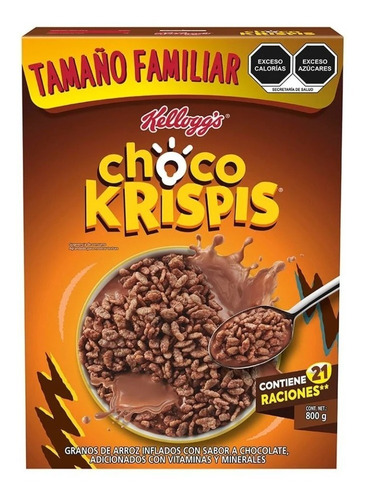 Cereal Choco Krispis Kelloggs 800 Gms Tamaño Familiar