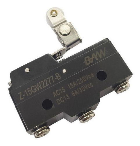 Microswitch Por Palanca Corta Con Roldan Baw Z-15gw2277b