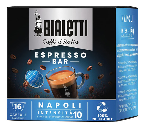 Bialetti 0 mini Express Espresso Capsula Negro Azul