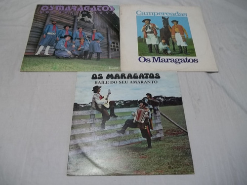 Lp Vinil - Os Maragatos - 3 Discos