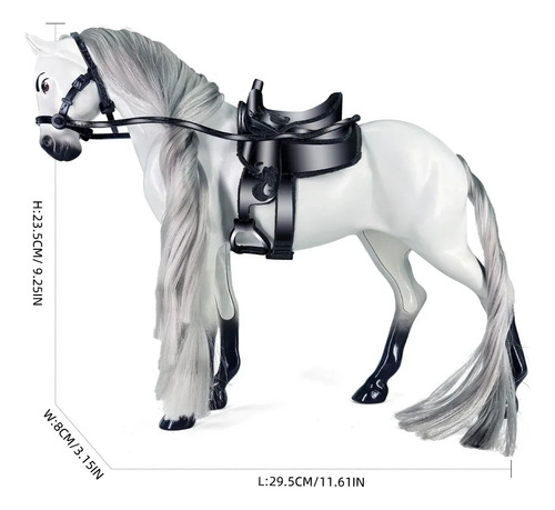 Caja De Colores Blanca Para Montar A Caballo 616a - EnvĂo Gr