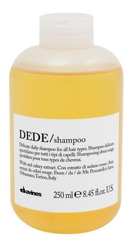 Dede Shampoo Davines 250 Ml Cabello Delgado Y Delicado