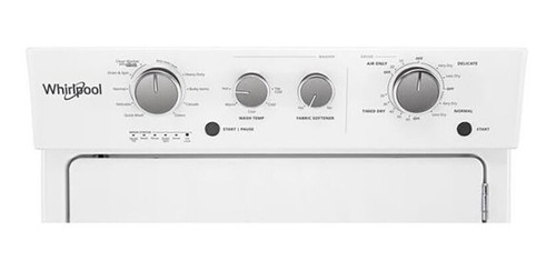 Imagen 3 de 3 de Torre Lavadora-secadora 20 Kgs - Whirlpool - Wet4027hw