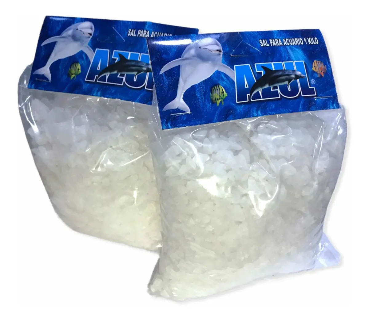 Sal para Acuario Dulce Azul 2 Kg Antibacterial Fungicida