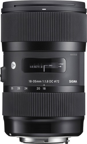 Lente De Zoom Estándar Para Cámara Nikon Sigma 18-35mm