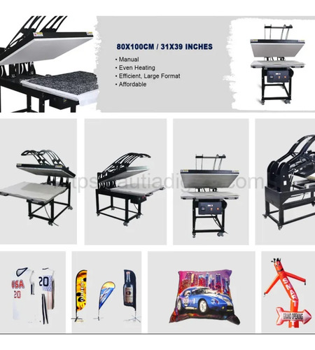 Qi Rm100 Sublimadora Manual 80x100 Cm 6 Kw