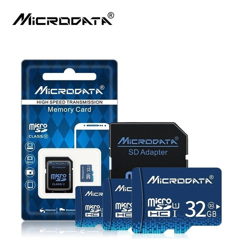 Memoria Micro Sd 16gb Clase 10 Microdata + Obsequio