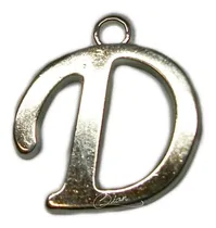 Comprar Dijes De Metal Letra D ~ Para Bijouterie Artesanias