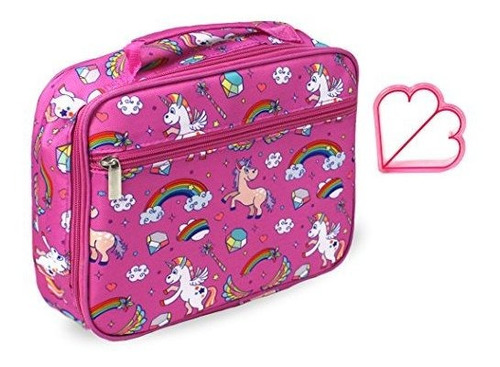 Kids  Unicorn Lunch Box Insulated Lunch Bag Tote For   ...