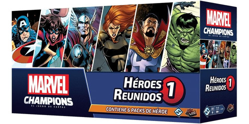 Juego De Mesa Cartas Marvel Champions Pack Heroes Reunidos 1