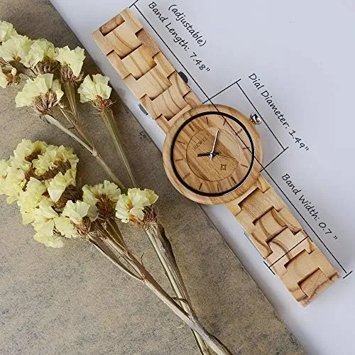 Relojes mujer madera new arrivals