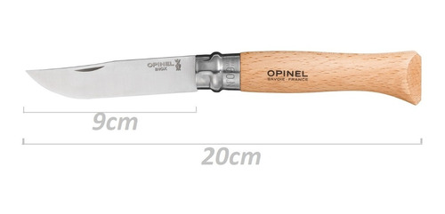 Navaja Opinel N° 9 Hoja 9cm Acero Inox Cabo Haya 001083-9vri