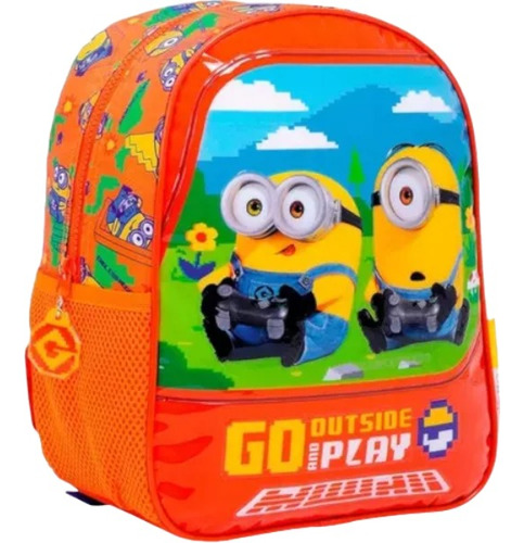 Mochila Jardín 12 Pulgadas Minions Espalda 