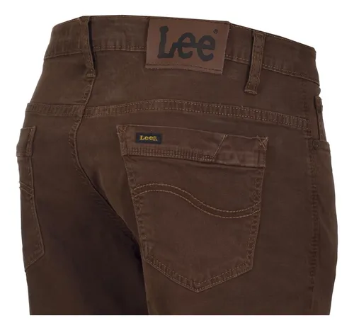 Pantalones color online cafe para hombre