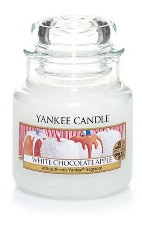 Vela Aromática Small Jar White Chocolate Apple Yankee Candle