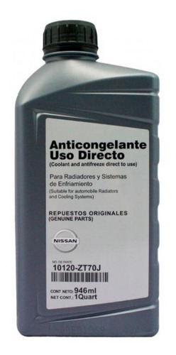 Anticongelante Nissan Original 1 Litro