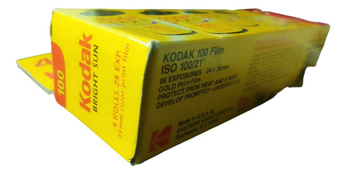 Película Kodak Para Cámara Fotográfica De 35mm.
