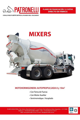 Bateas,carretones,acoplados ,mixer Hormigon Entrega Inmediat