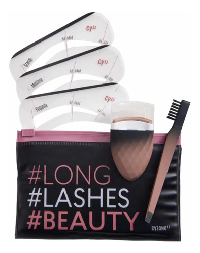 Kit Long Lashes Para Cejas Y Pestañas Cyzone