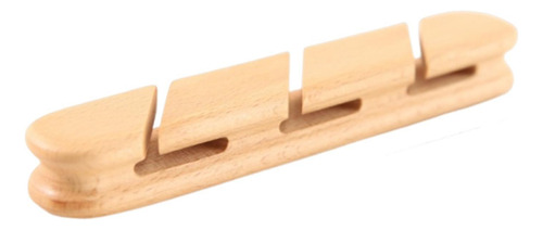 Organizador De Cables Autoadhesivo Multiusos Grande Madera