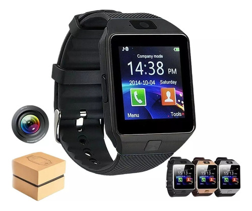 Aplicável Ao Celular Dz09 Smart Watch Com Chip E Câmera